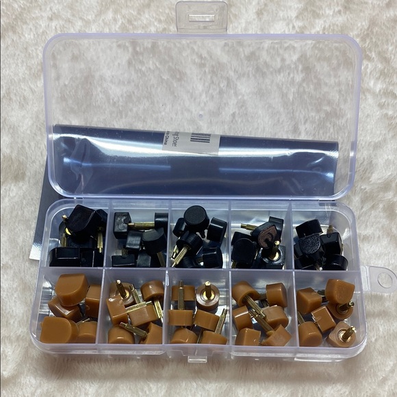 Brand new set of heel replacements Black and Brown Various sizes - Picture 2 of 2